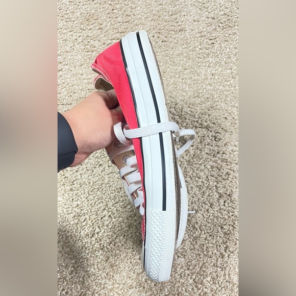 Converse Classic Red and White Sneakers - Picture 6 of 12